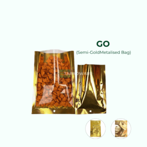 GO SEMI METALISED GOLD BAG
