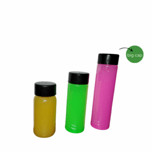 PET BOTTLE STRAIGHT BODY BLACK BIG CAP