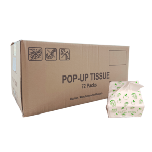 POP UP NAPKIN TISSUE 250'S X 72PKT