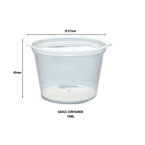 SC-70 SAUCE CONTAINER